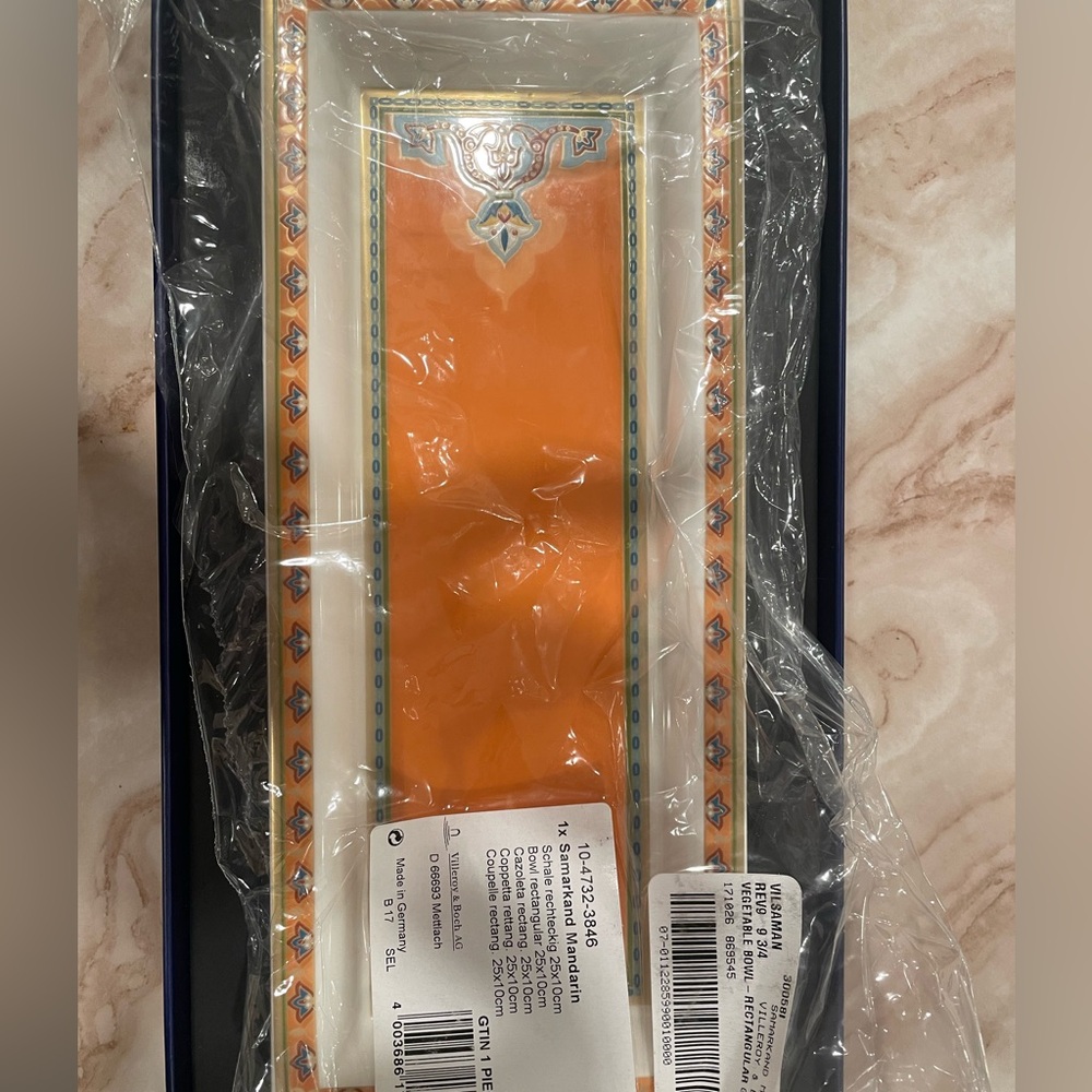 Villeroy & Boch Samarkand Mandarin Rectangular Bowl